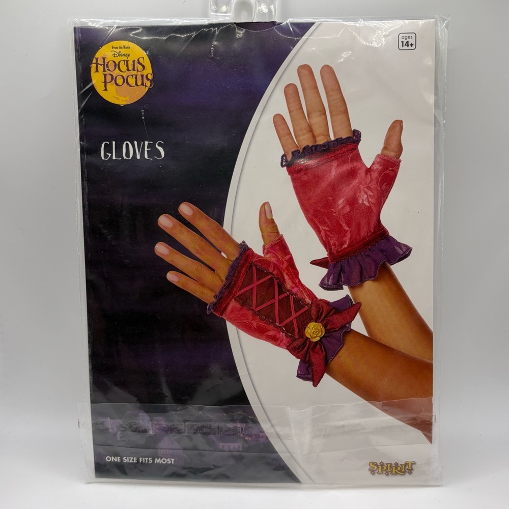 Sarah Sanderson Gloves Hocus Pocus Halloween Costume Accessory 1 Pair Spirit